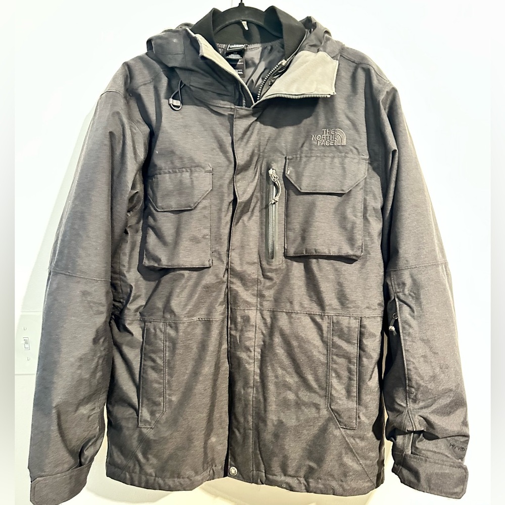 The North Face Men's Gilmore Triclimate HyVent Jacket Black Heather Size small